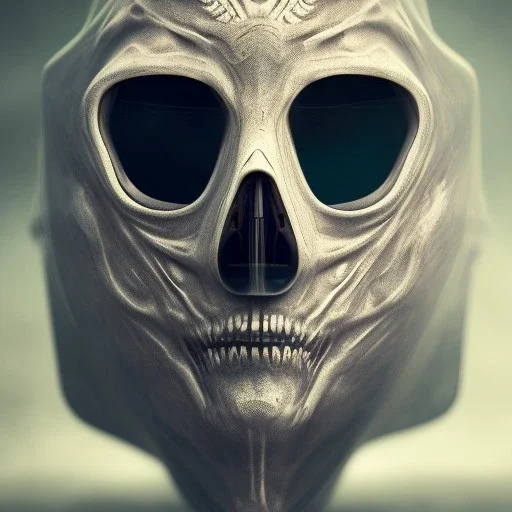 Mystery scary mask,Ambiance dramatique, dramatic lighting, volumetric lighting, hyperrealisme, 8k, high quality, lot of details, fit within portrait