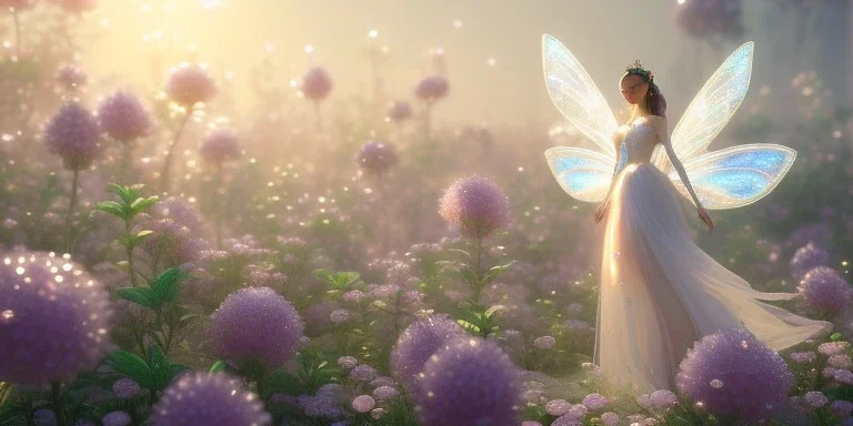 crystal subtle flower in a galactic ambiance beautiful fairy, transparent, delicate colors, in the foreground, full of details, smooth，soft light atmosphere, light effect，vaporwave colorful, concept art, smooth, extremely sharp detail, finely tuned detail, ultra high definition, 8 k, unreal engine 5, ultra sharp focus