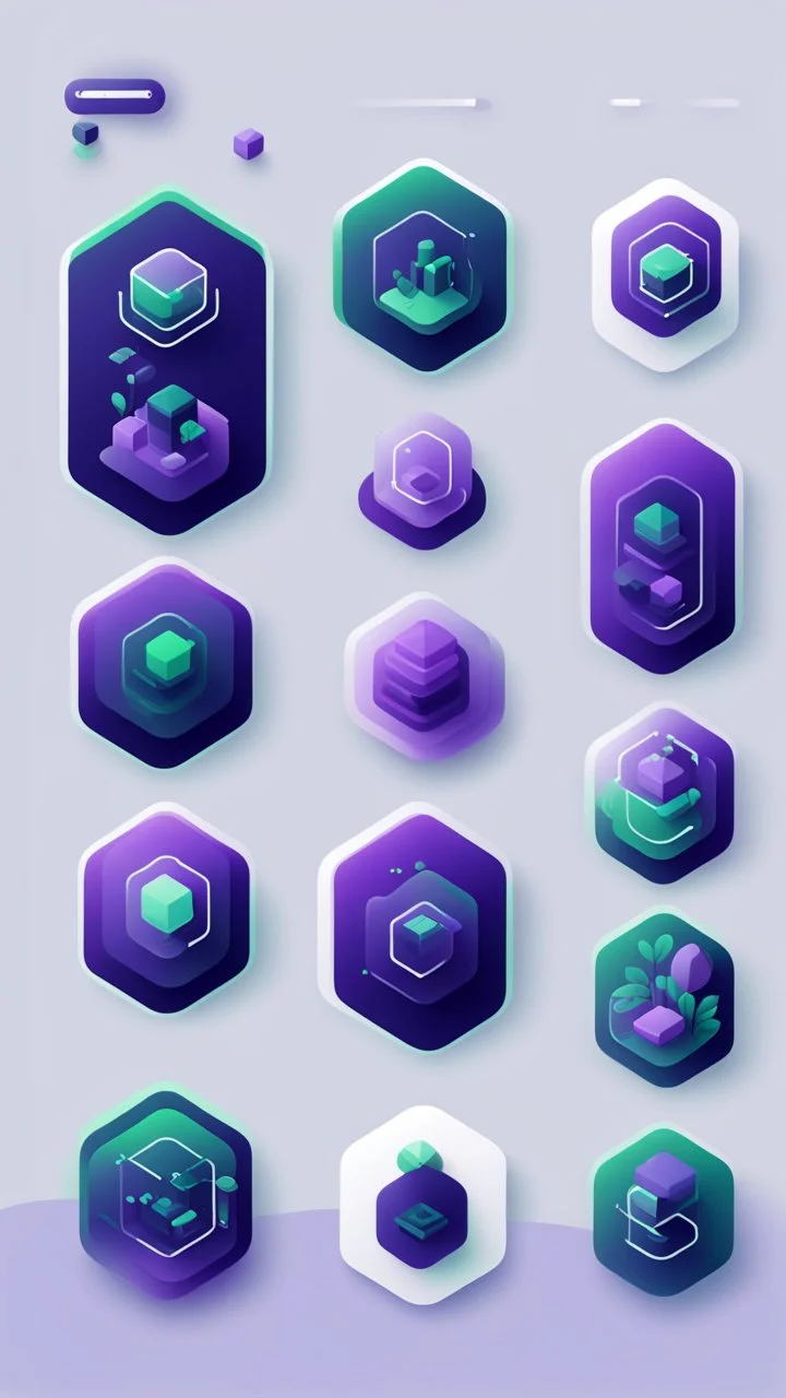 illustrations with a simple art style that show home page use dark blue-purple and green HEX:00FF00