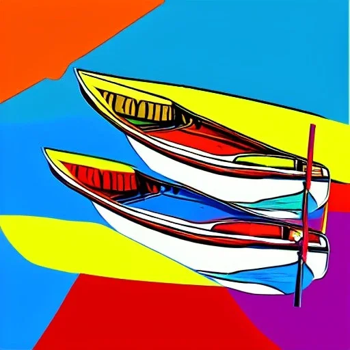 boat pop art