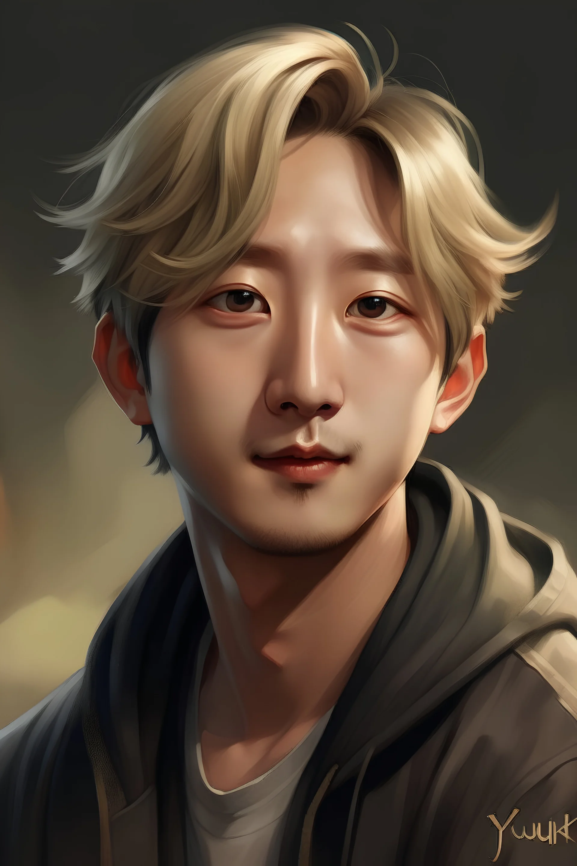 Portrait of youngk