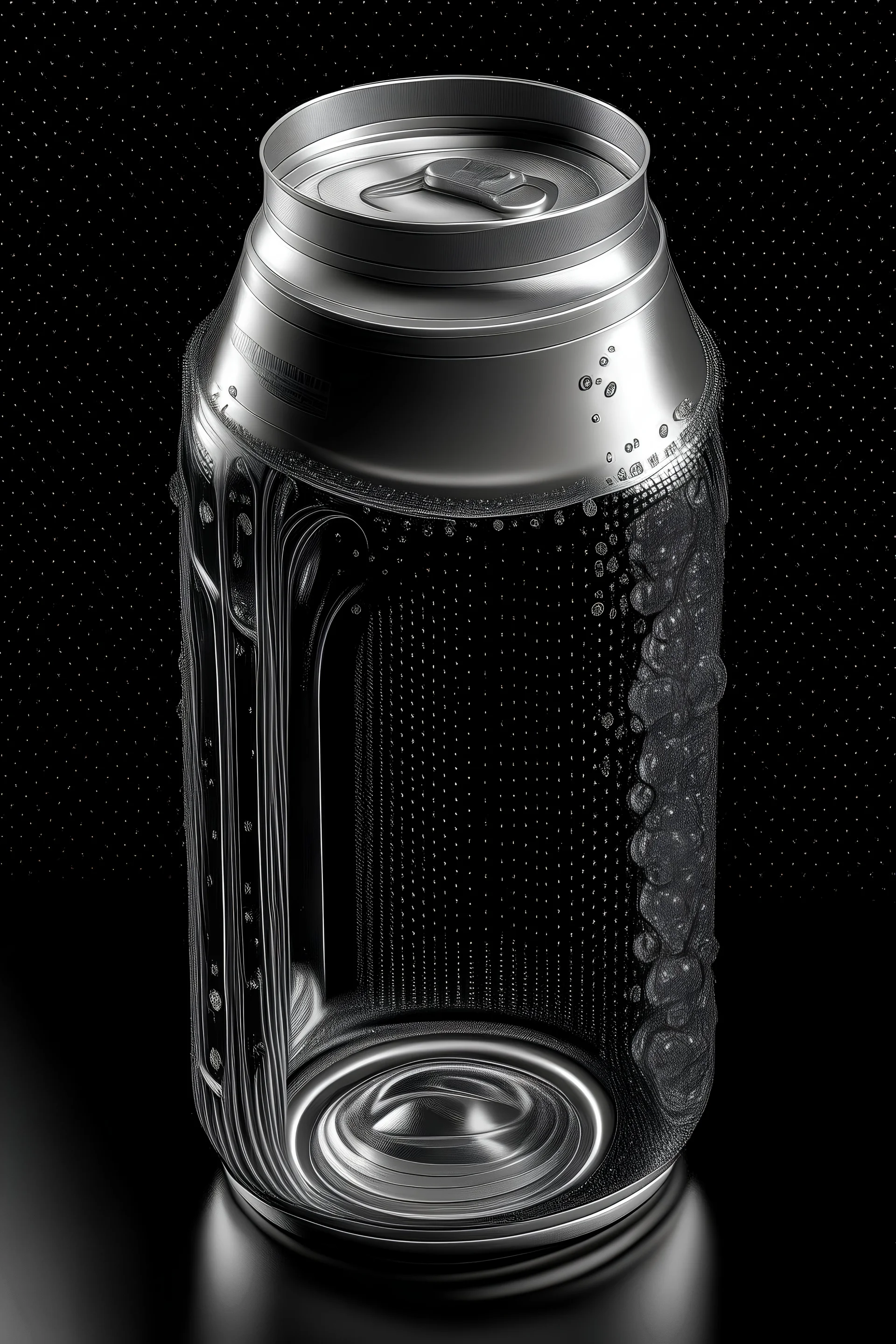 clear soda can
