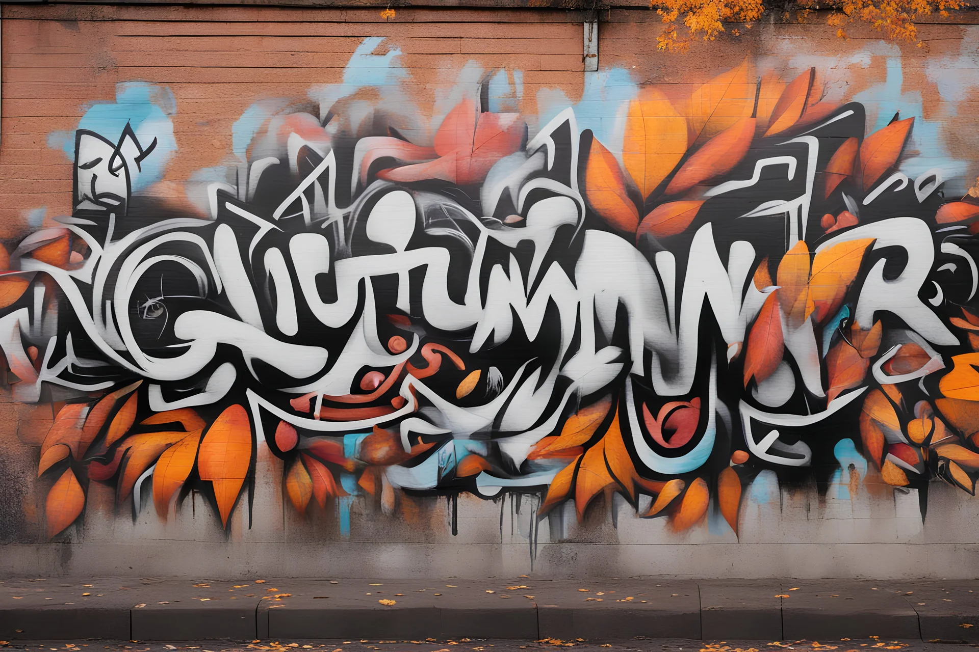 Autumn graffiti