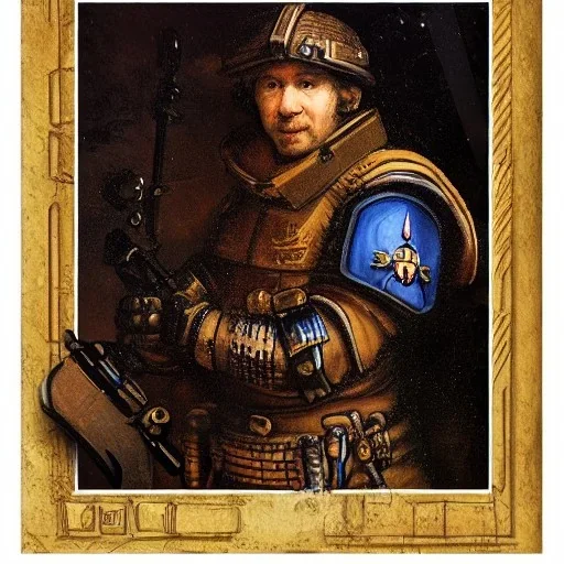 Rembrandt space marine