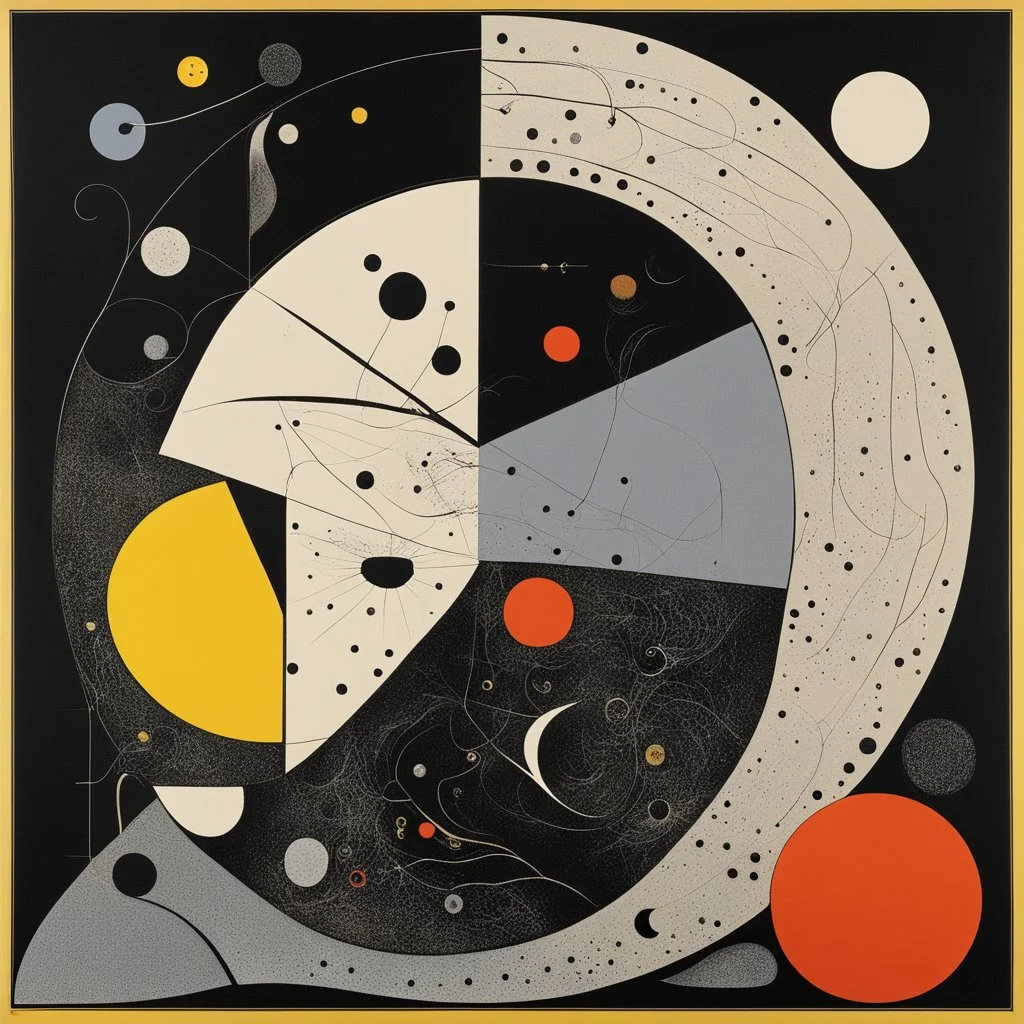 Gorging on grief, Braille art, abstract surrealism, by Graham Sutherland and Arthur Secunda and Joan miro, mind-bending illustration; album art, asymmetric, tilted, dark metallic colors, dynamic rule of thirds diagonal composition, by Clifford Harper