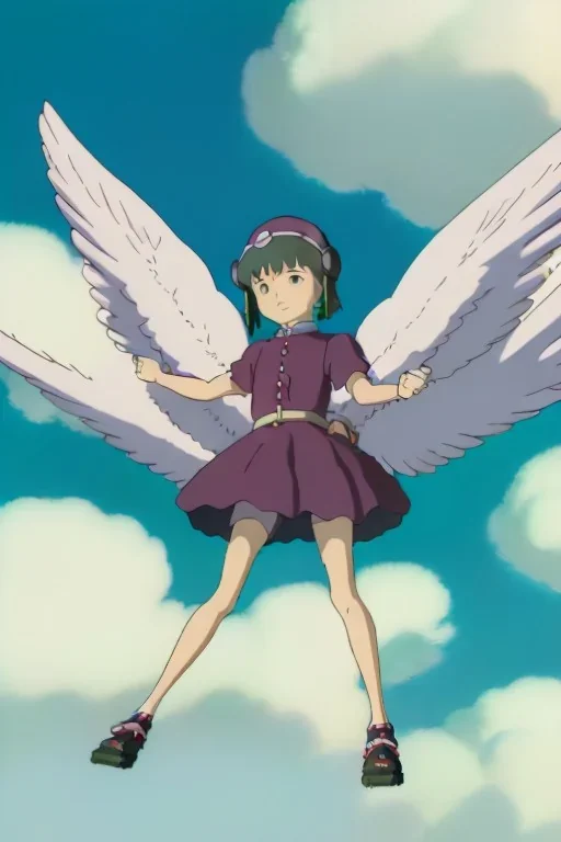 Loli Girl cyborg wings