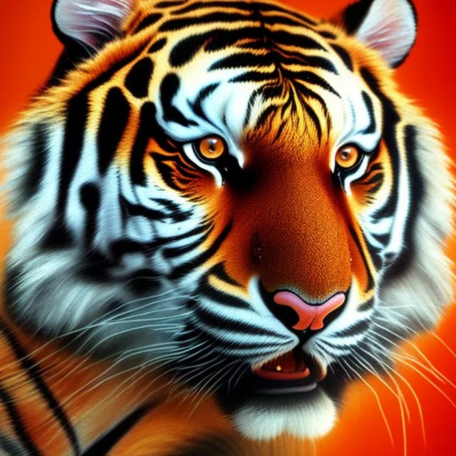 tiger in 3d