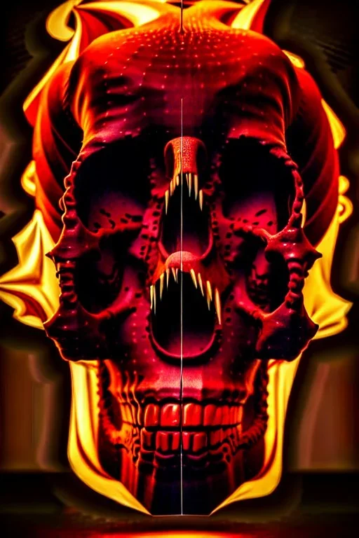 portrait of skull set in fire, cinematic lighting, photorealistic, ornate, intricate, realistic, detailed, volumetric light and shadow, hyper HD, octane render, unreal engine insanely detailed and intricate, hypermaximalist, elegant, ornate, hyper-realistic, super detailed --v 4