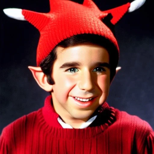 Arthur fonzarelli, elf hat, fonz, fonzie