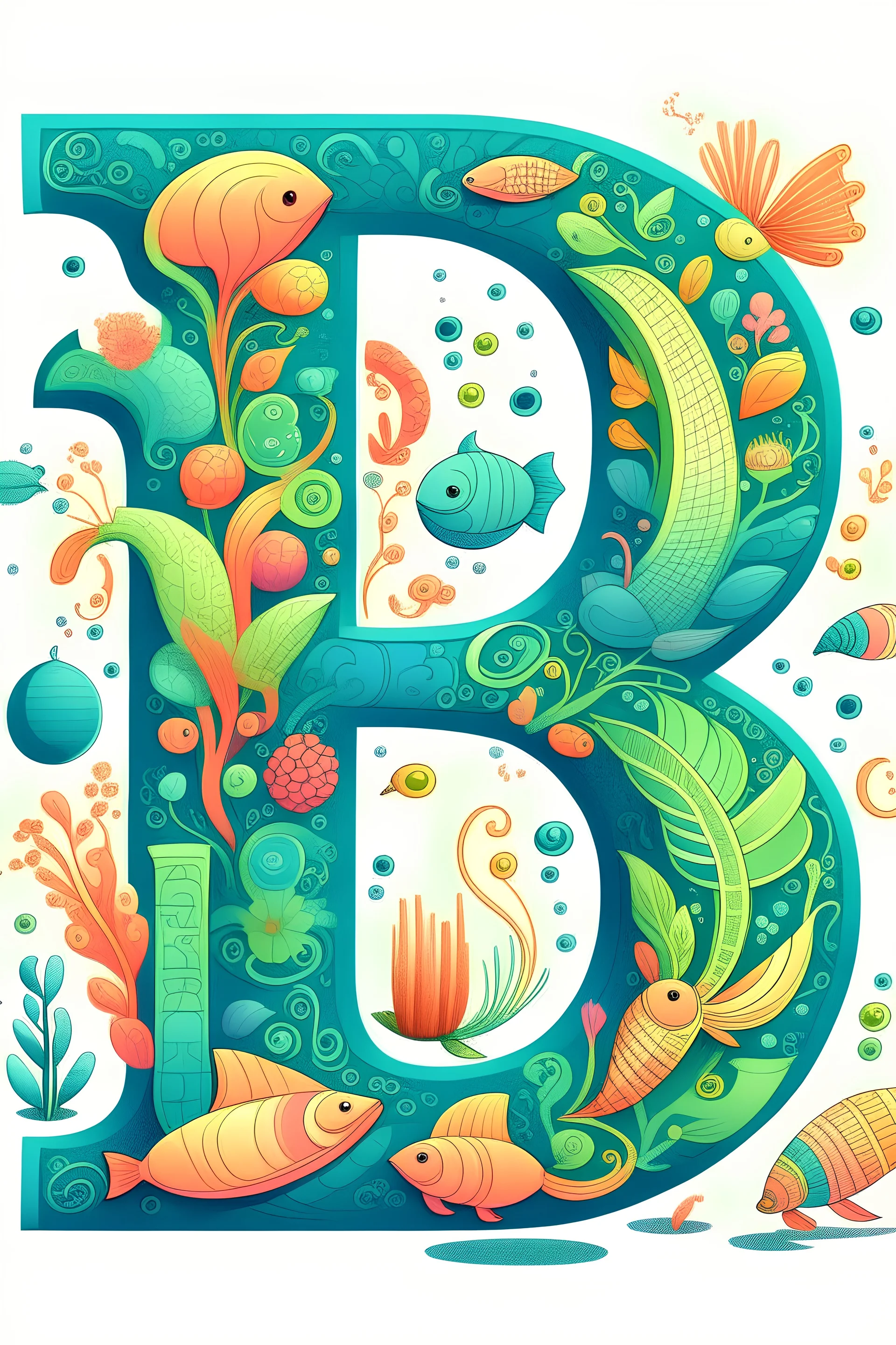 Under the Sea Alphabets A to Z