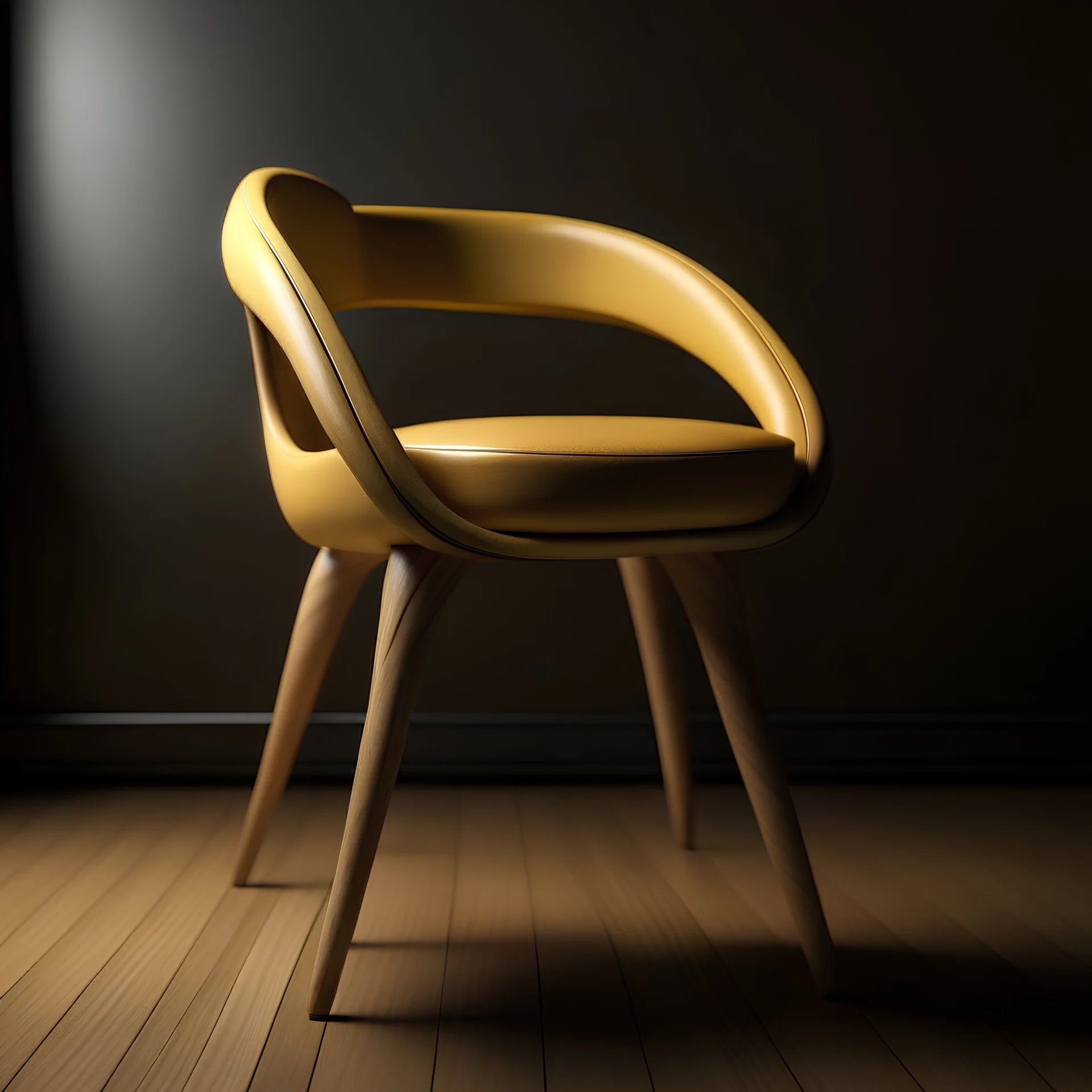 chair inspired by the rounded pasta concept