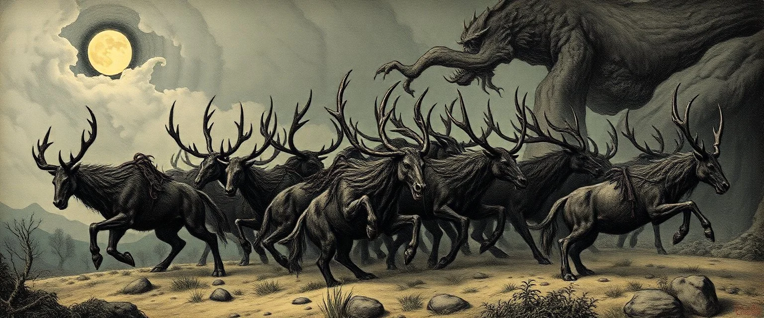 The Wild Hunt Norse Mythology for Smart People https://norse-mythology.org › th... · Oversett denne siden This spectral, nocturnal horde was the “Wild Hunt,” which was recorded in folklore all throughout ancient, medieval, and even early modern Europe.