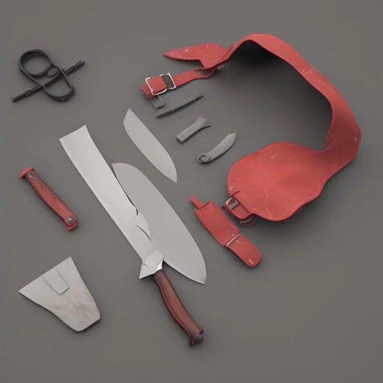 Children's bag, violence knife