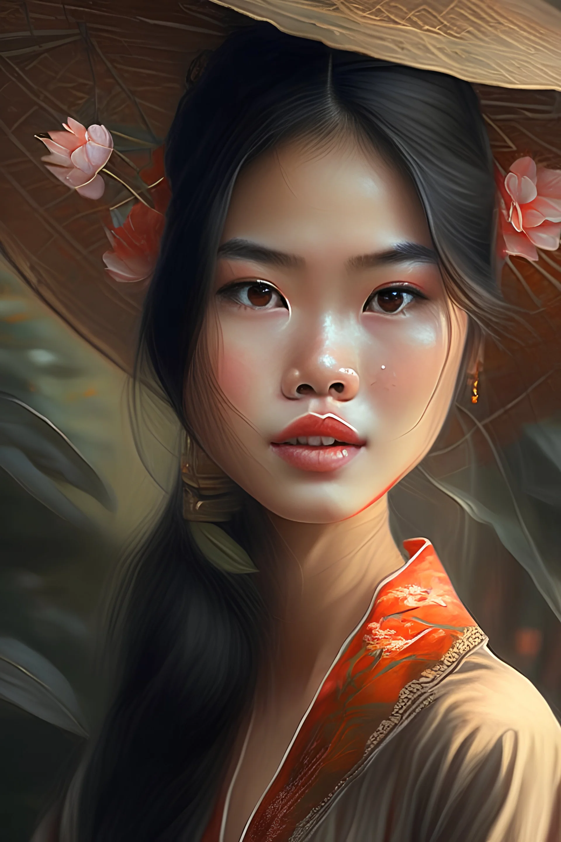 A beatiful vietnamese girl