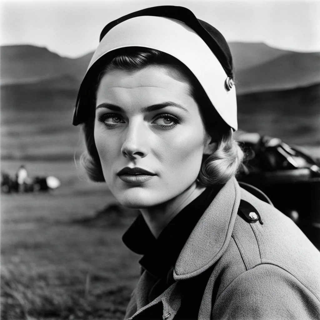 [art by Russ Meyer] Lee Miller, the war photographer. A fascinating figure indeed. She captured powerful images during World War II, showcasing the realities of conflict with a unique perspective. Her work is a testament to the courage and artistry of photojournalists in documenting history.