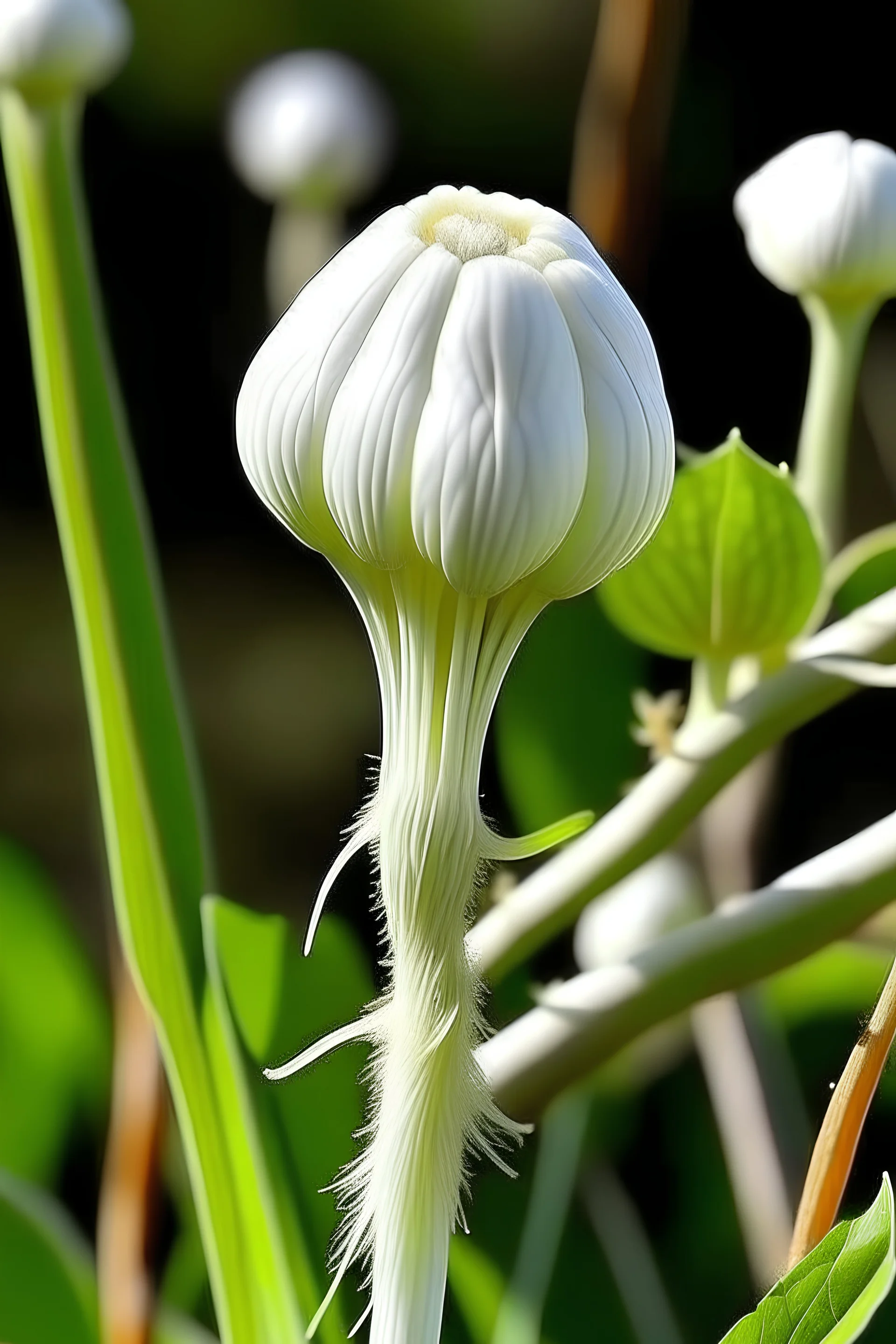 Mycetinis alliaceus or else is called Marasmius alliaceus, or commonly known as garlic parachute