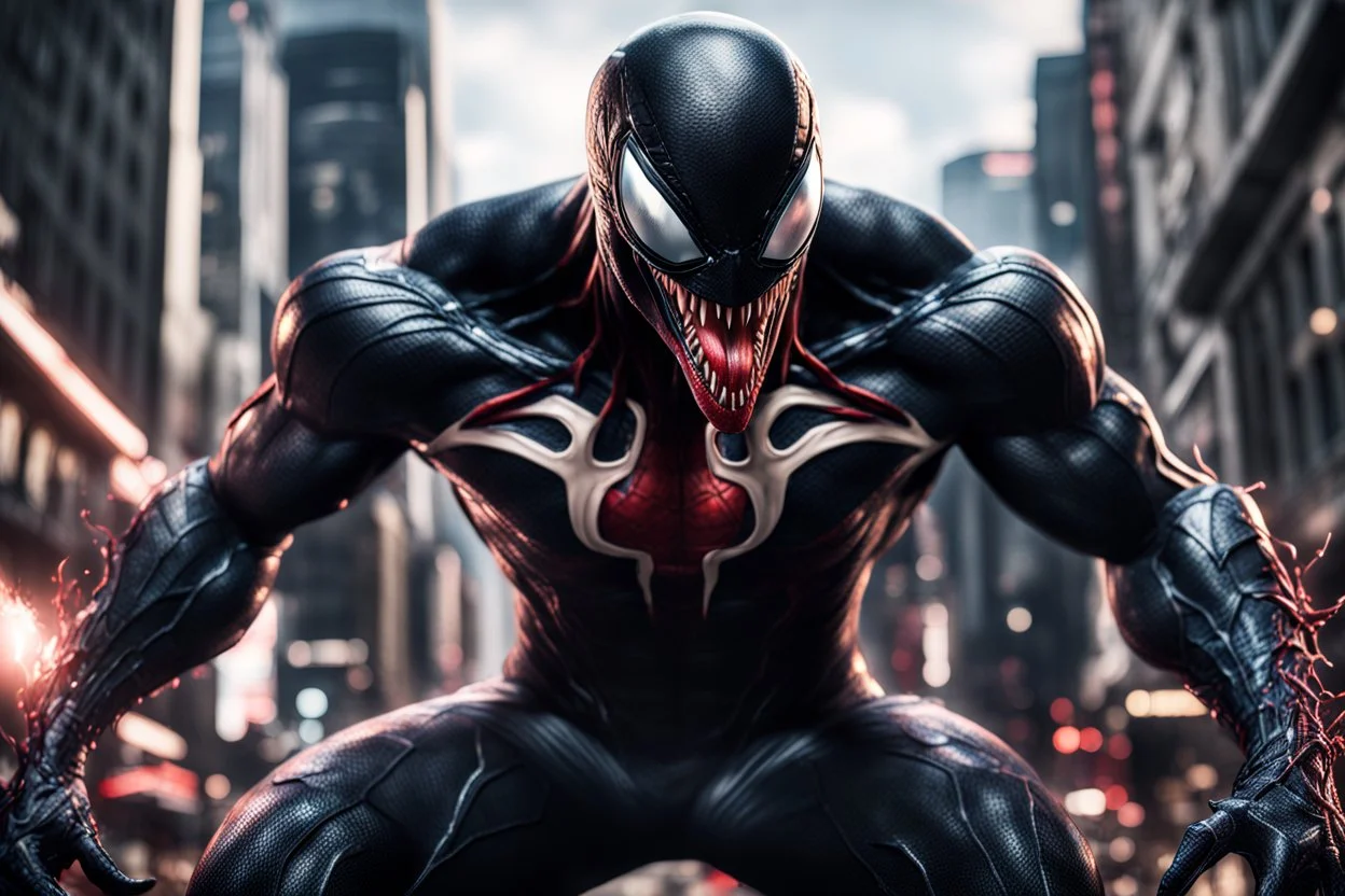 Imagine/ venom,spederman ,Hyper-detailed ,8k, by xanuth