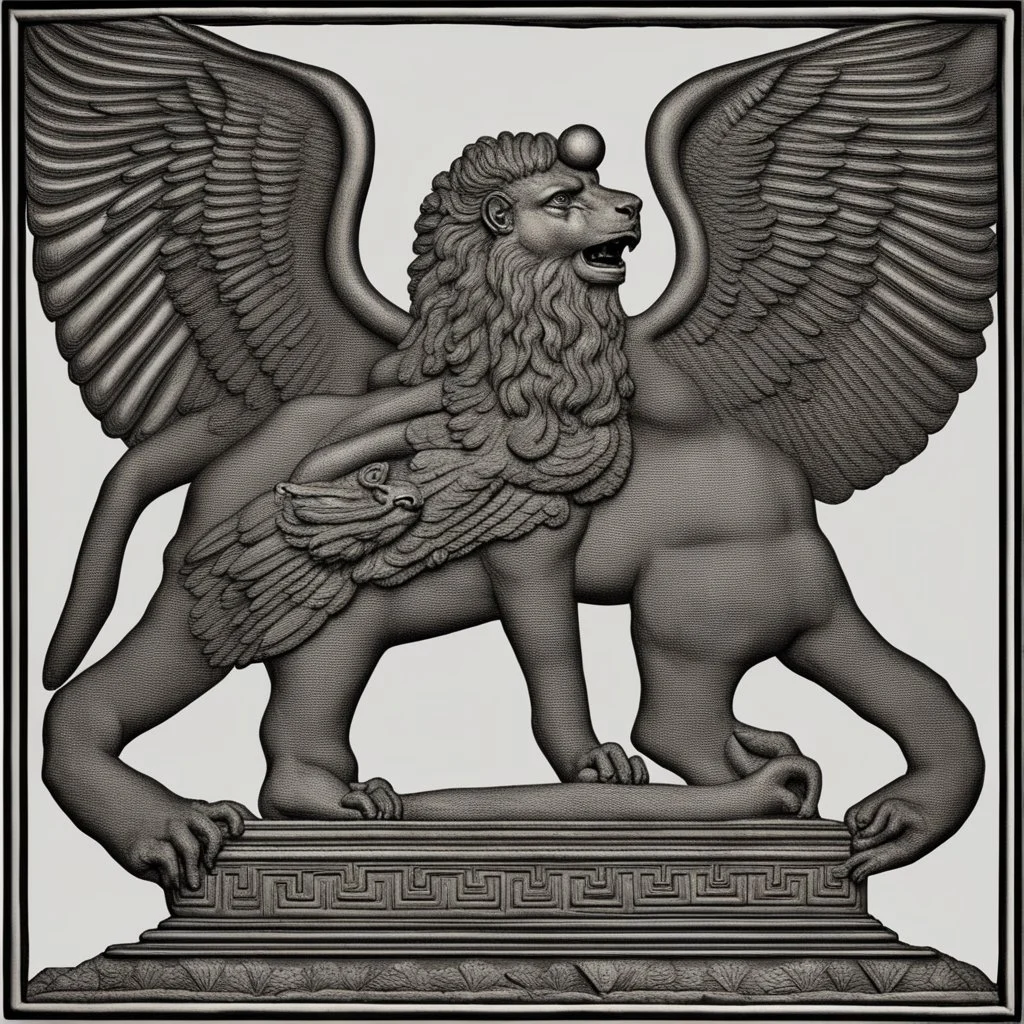 The appearance of the cherubim continue to be a subject of debate. Mythological hybrids are common in the art of the Ancient Near East. One example is the Babylonian lamassu or shedu, a protective spirit with a sphinx-like form, possessing the wings of an eagle, the body of a lion, and the head of a king.