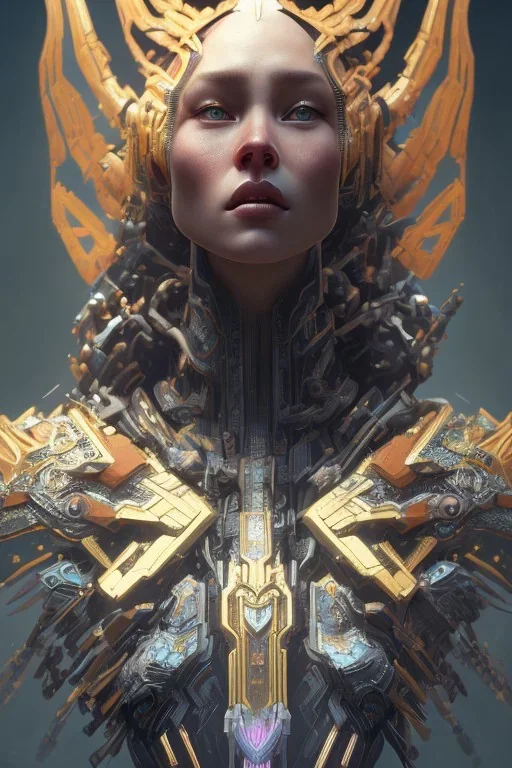 symmetry!! portrait ofobsidian fire alien in the style of horizon zero dawn, machine face, intricate, elegant, highly detailed, digital painting, artstation, concept art, smooth, sharp focus, illustration, art by artgerm and greg rutkowski and alphonse mucha, 8k