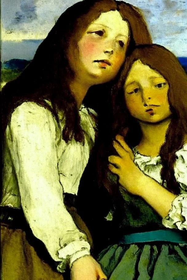 girls courbet van gough