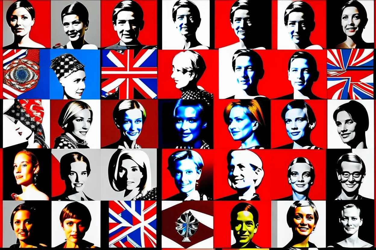 england flag proud english icons designstyle of warhol