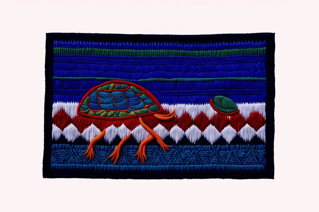 Embroidered, tartaruga, Cape Green, architecture