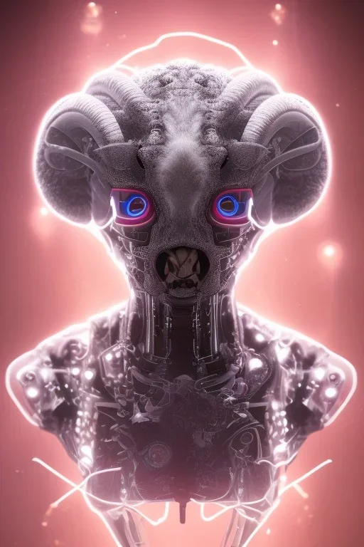 sheep brain cyborg, matrix style