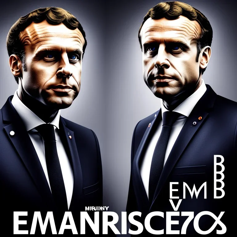 Emmanuel Macron, pastel