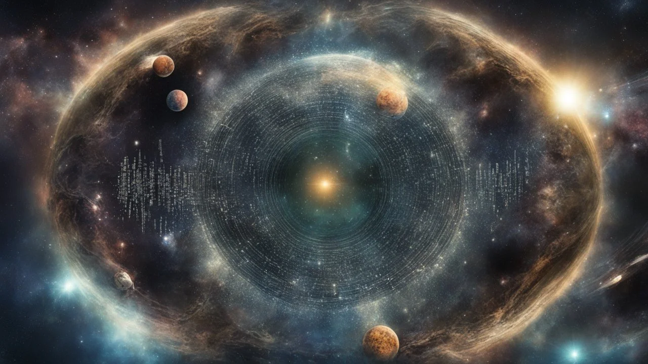 matrix universe, space, planets, god creation