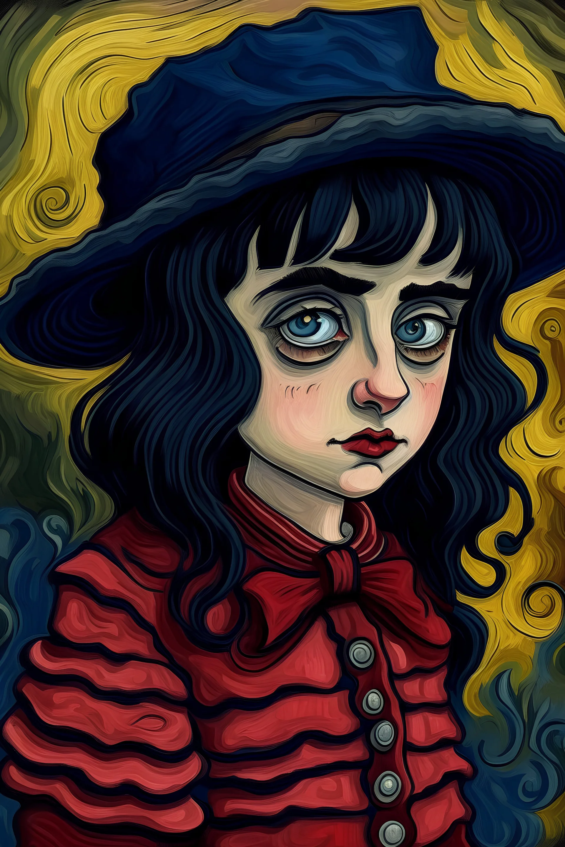 Lydia Deetz van gogh style
