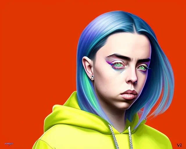 Billie Eilish, in the bathroom