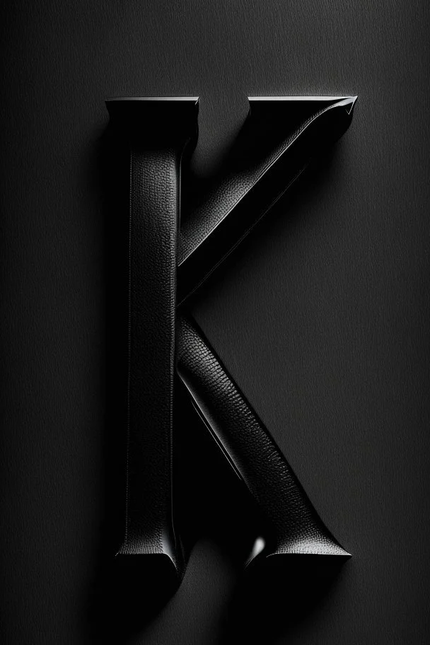 letter 'k' black colour, aesthetic,