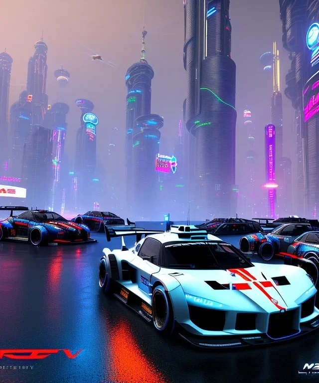 car in a cyberpunk futuristic city with flying cars|mdjrny-v4 style| wide angle| intricate detailed| to scale| hyperrealistic| cinematic lighting| digital art| concept art