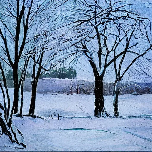 Winter Landscpe by Frank Miller