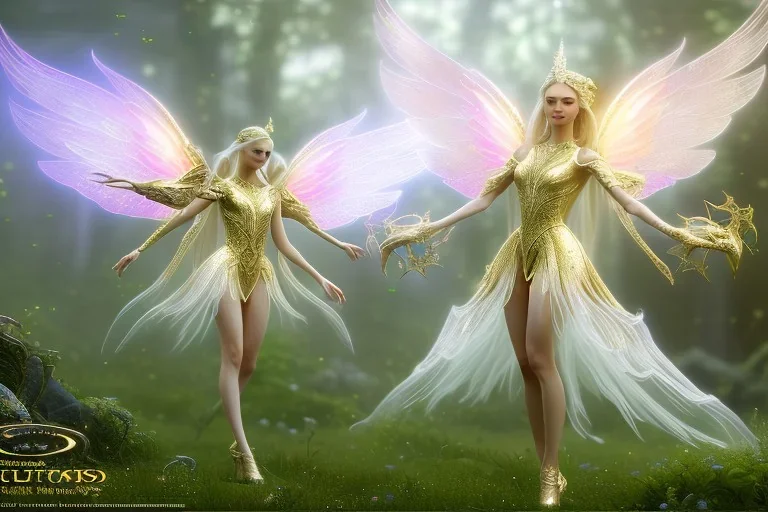  beautiful cosmic fairy, long hair, golden skin, nice smiling, transparent wings, magic glamour make up, delicate colors, beautiful glamour galactique dress, ultra sharp focus, 8k, unreal engine 5, extremely sharp detail, light effect, soft light atmosphere of a spaceship, smooth, full of details, face in front, complete vision of face and hair and body