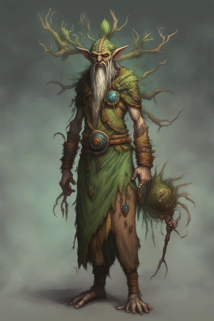 spores infected human druid