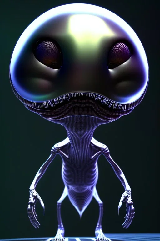 full length aliens clean art NFT, blender 3d