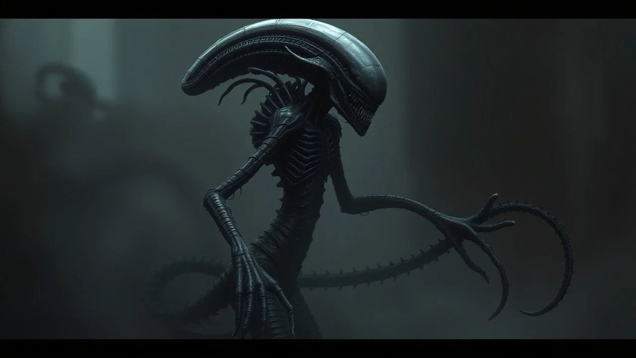 Biomorphic Biomechanical Alien Queen by Giger