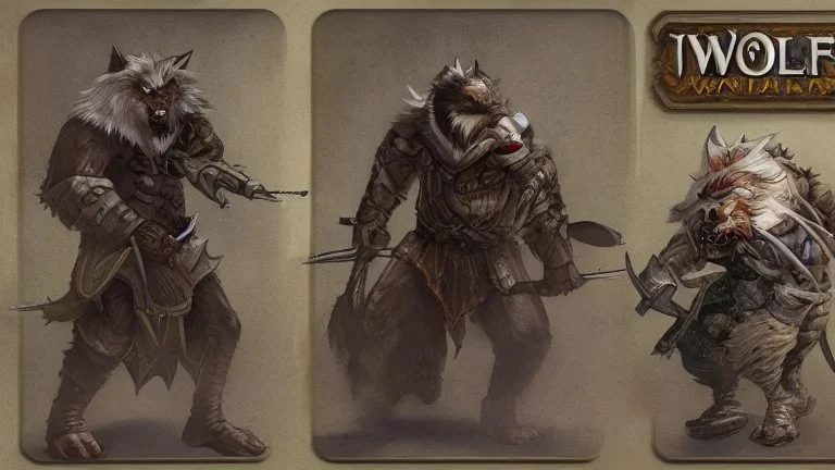 wolf Warrior, D&D,