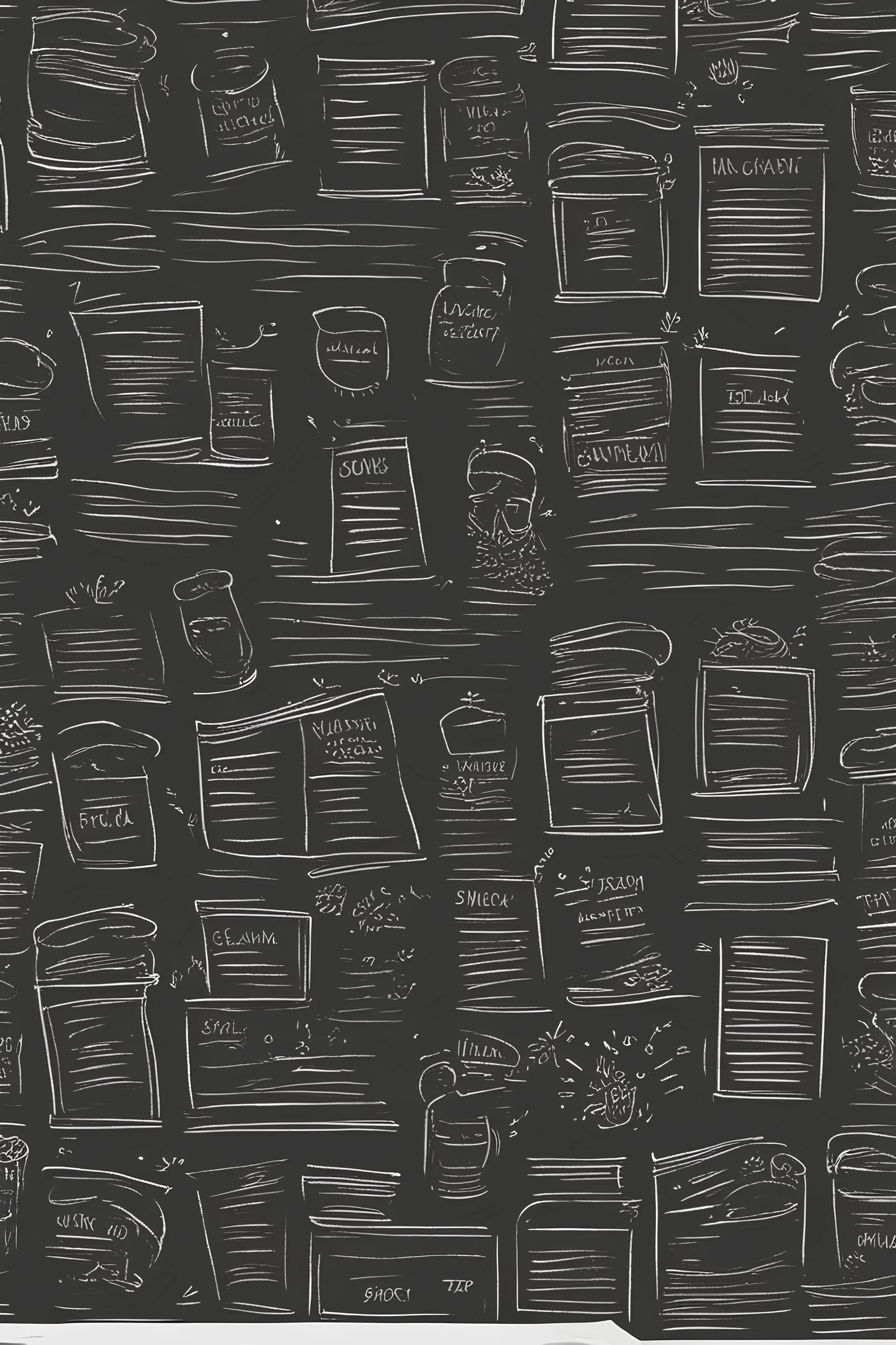 cartoon vertical clean chalkboard background