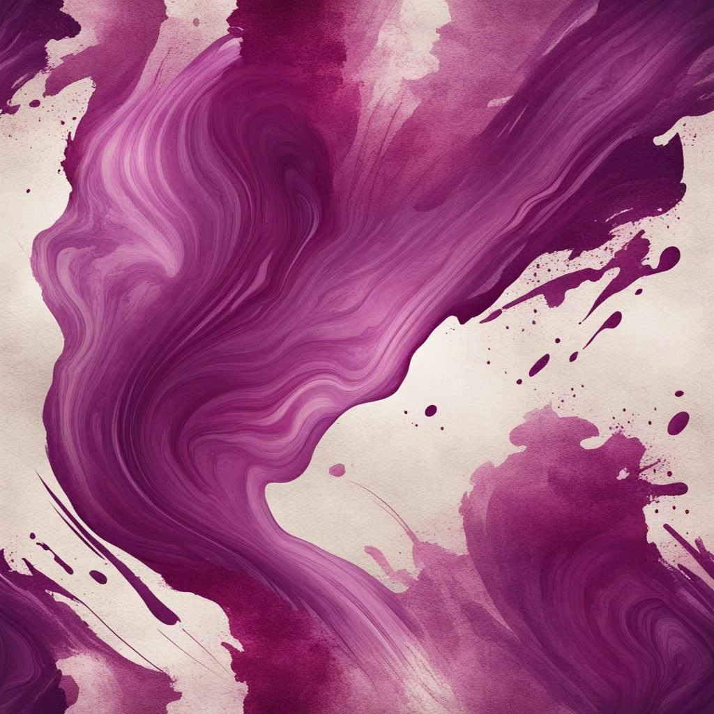 Hyper Realistic marble patterned brush-strokes maroon & purple on rustic grungy background with vignette effect