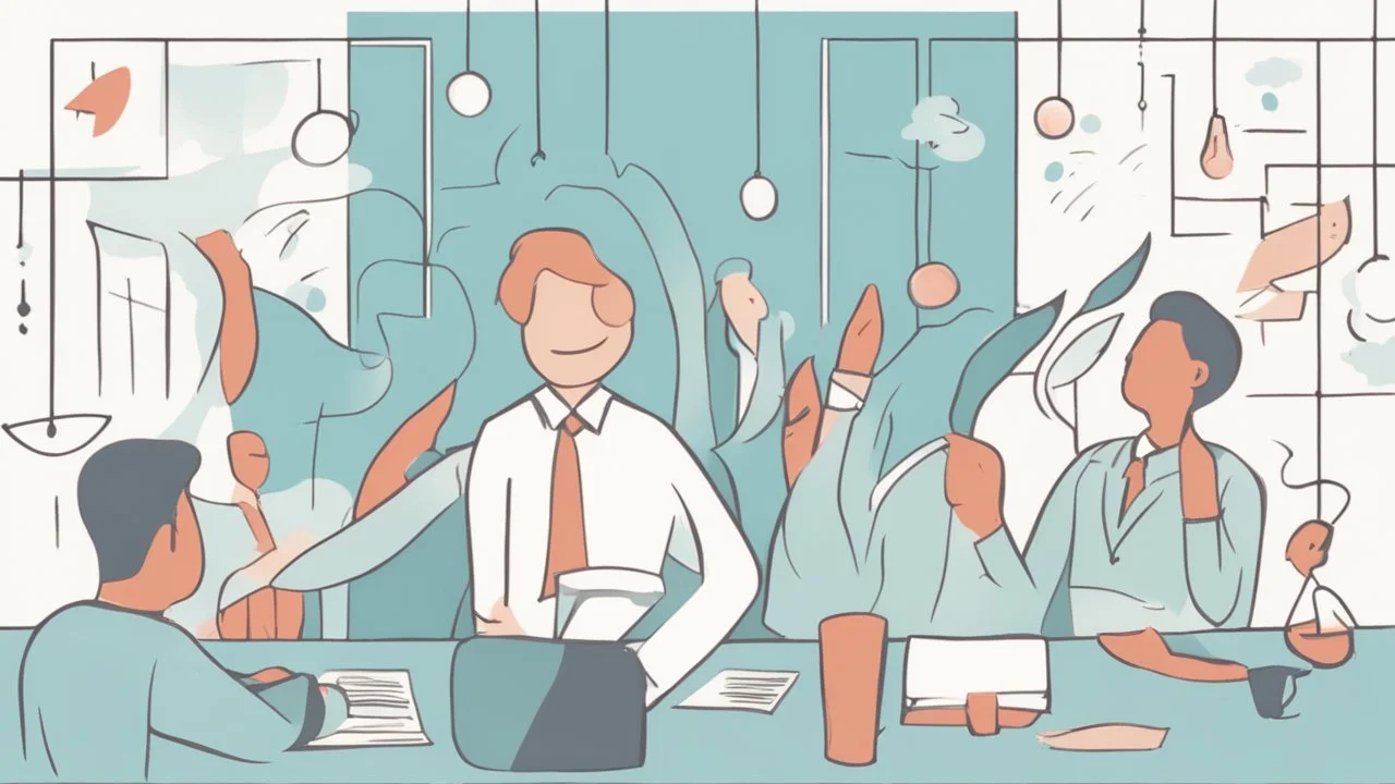 An image depicting a person radiating happiness and success in their professional field, reflecting the journey of discovering an ideal career path and personal and professional growth for a fulfilling and content professional life.