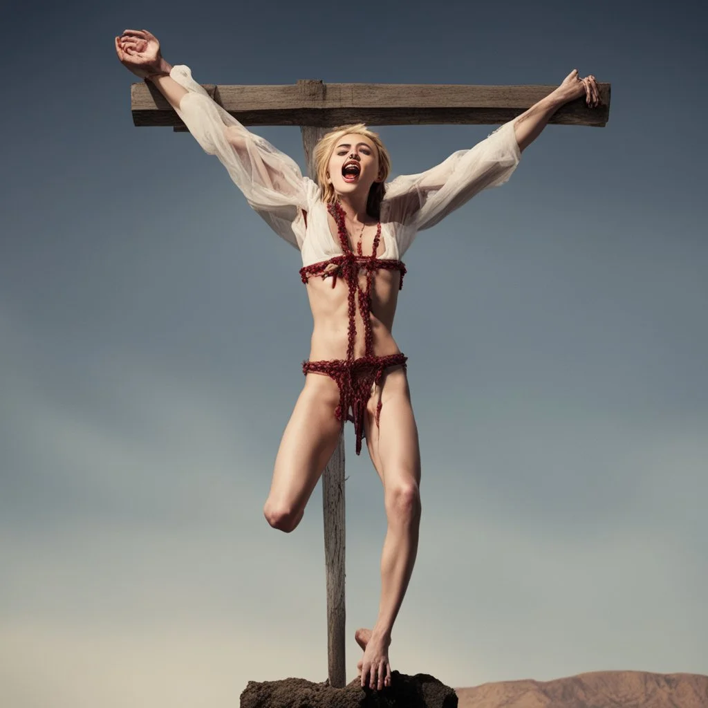 The crucifixion of Miley Cyrus