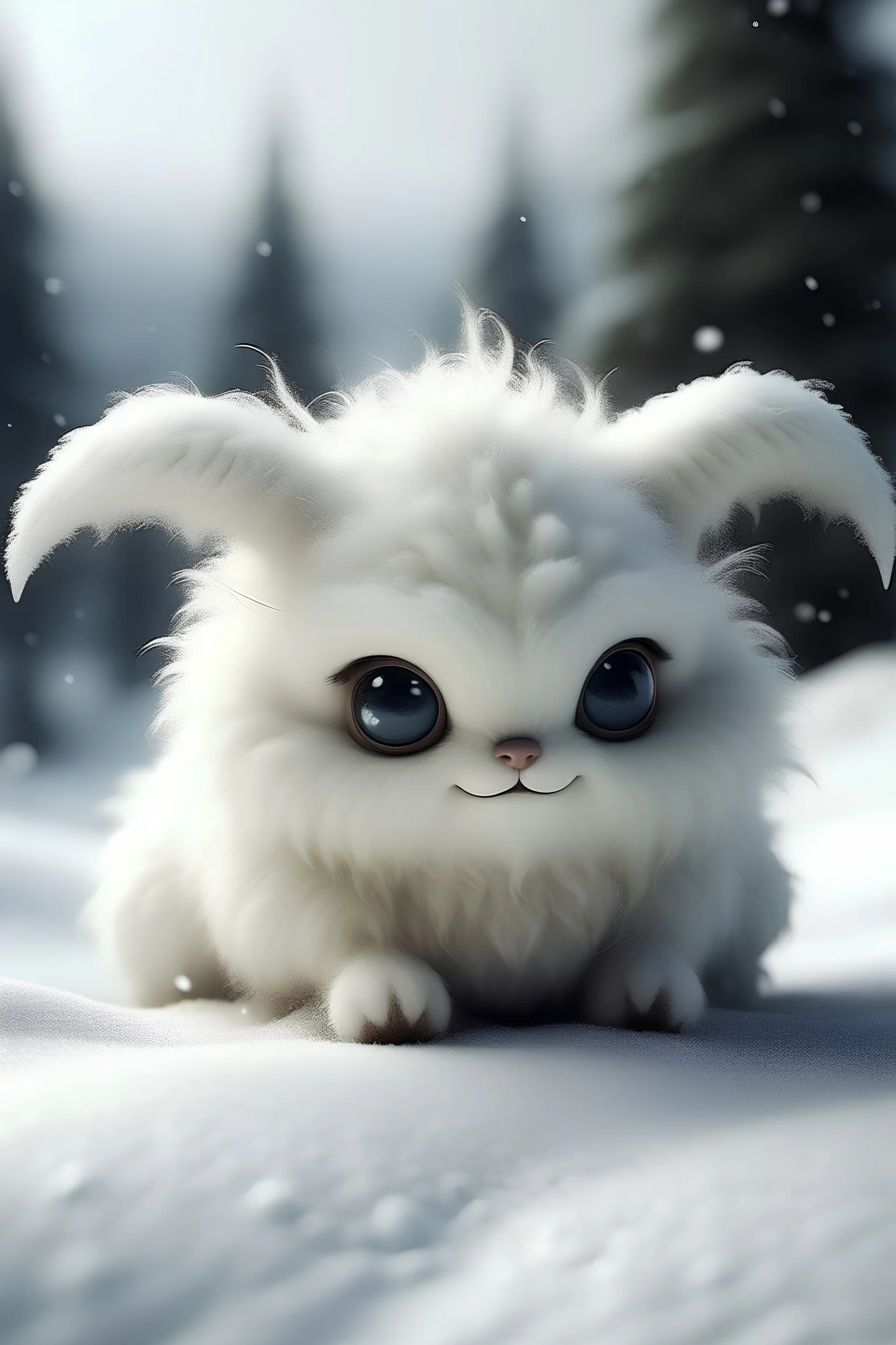 snow cute creature