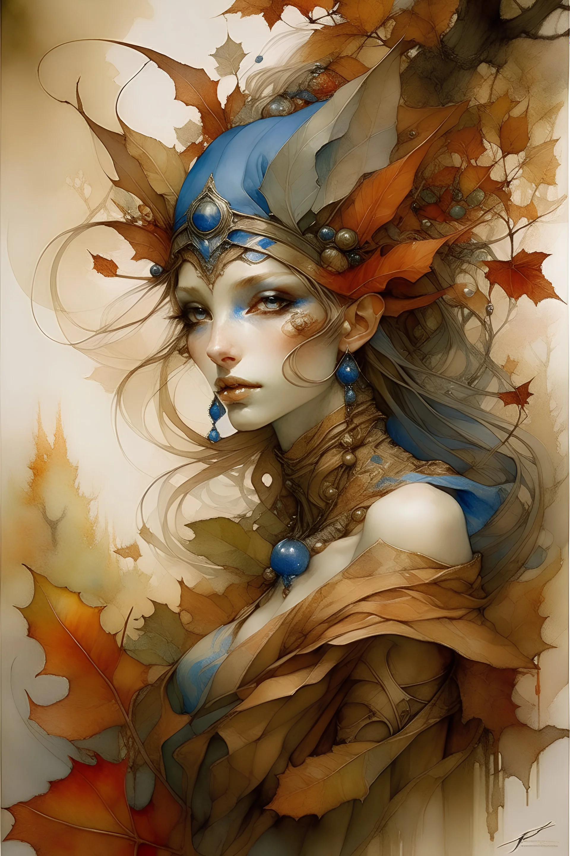 #colors #elf #fantasy #girl #harlquin Harlequin fantasy, by Jean-Baptiste Monge, watercolor ink, intricate details, fantasy, beautiful, award winning, fantastic view, crisp quality, Peter Gric, Ivan Shishkin, light reflections, deep colors, volumetric lighting, polished, masterful surrealism, cel-shaded, high definition