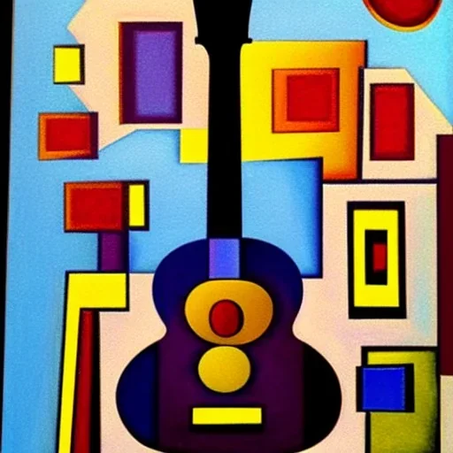 Cubism Guitar