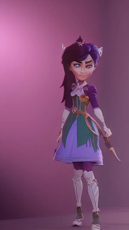 Introduction to Princess Penelope, cartoon,3D