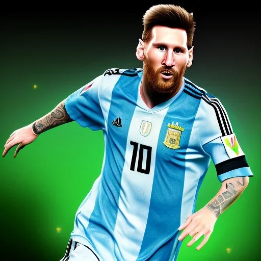 lionel messi, with argentina flag, highly detailed, wings, soft studio lighting, background 64k