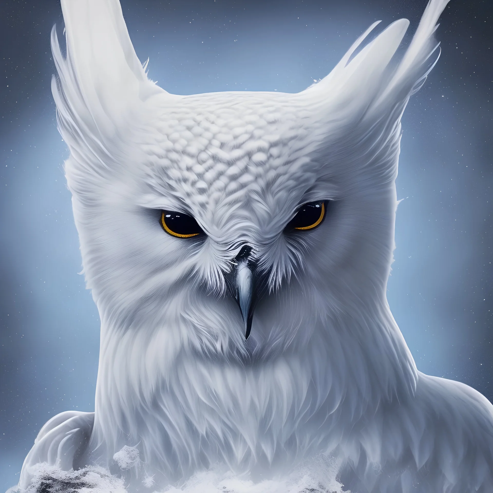 snow OWL EAGLE