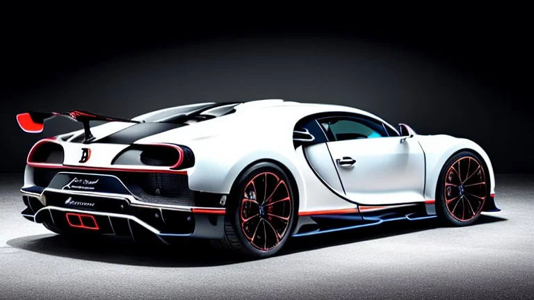 Mansory Bugatti Chiron Centuria, 4K, Ultra Detailed, Rear View